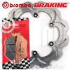 Braking - Brembo DISCO FRENO POST BRAKING WAVE PASTIGLIE BREMBO SINTER YAMAHA T-MAX 500 2001 2002