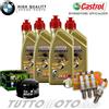 Castrol - Hiflo - NGK Tagliando BMW R 1200 GS 2010 2011 2012 / Kit Olio Castrol 15W50 Filtro Candele