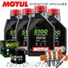 MOTUL - HIFLO - NGK Tagliando APRILIA RSV4 1100 2019-2025 / Kit Olio Motul 5100 10W50 Filtro Candele