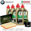 Castrol - Hiflo - NGK Tagliando BMW S 1000 XR 2015-2019 / Kit Olio Castrol Racing 5W40 Filtri S1000