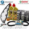 Castrol - Piaggio - Mitsuboshi - Braking Tagliando PIAGGIO Beverly 350 ST 2016 2017 2018 / Kit Olio Castrol 15W50 4T