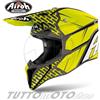 Airoh Casco da Cross Enduro iper motard off road AIROH WRAAP IDOL Anthracite