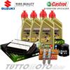 Castrol - HIFLO - NGK Tagliando SUZUKI DL V-Strom 1000 2006 2007 2008 / Castrol 10W40 Filtri Candele