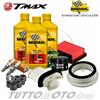 BARDAHL - HIFLO - NGK - BANDO Tagliando YAMAHA TMAX 500 2008-2012 / Olio Bardahl + Filtri Candele Rulli T-MAX