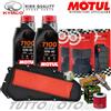 MOTUL - HIFLO - NGK - BREMBO Tagliando KYMCO XCiting 400 i E3 2013 2014/ Kit Olio Motul 7100 10W40 Revisione