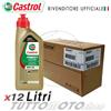 CASTROL 12 Litri OLIO MOTORE CASTROL POWER1 SCOOTER 10W30 4T Lubrificante motore HONDA