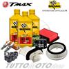 BARDAHL - HIFLO - NGK - BANDO Tagliando YAMAHA TMAX 500 2009 2010 2011 / Bardahl + Filtri Candele Rulli T-MAX