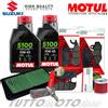 MOTUL - HIFLO - NGK - BREMBO Tagliando SUZUKI AN 400 Burgman 2017 2018 2019 2020 2021 / Kit Olio Motul 5100