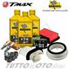 BARDAHL - HIFLO - NGK - BANDO Tagliando YAMAHA TMAX 500 2008-2012 / Olio Bardahl + Filtri Candele Rulli T-MAX