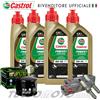 Castrol - Hiflo - NGK Tagliando BMW R 1250 RT 2019 2020 2021 2022 / Kit Castrol Racing Filtro Candele