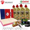 Castrol - Meiwa - Hiflo - NGK Tagliando DUCATI Monster S4 998 R-RS 2008 Kit Olio Castrol 15W50 Filtri Candele