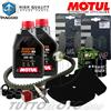 Motul - Hiflo - Champion - Braking - Mit Tagliando PIAGGIO Vespa 250 GTV Navy 2007 2008 / Kit Olio Motul Scooter 5W40 4T