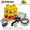 BARDAHL - HIFLO - NGK - BANDO Tagliando YAMAHA TMAX 500 2004-2007 / Olio Bardahl + Filtri Rulli Candele T-MAX