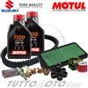 Motul - Hiflo - NGK - Bando Tagliando SUZUKI Burgman 400 2018-2022 / Olio Motul 7100 10W40+ Kit Completo