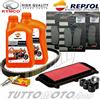 Repsol - Braking - NGK - Mitsuboshi - Ba Tagliando KYMCO XCiting 250 2005 2006 2007 2008 / Kit Olio Repsol 10W40 4T
