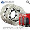 KIT DISCHI FRENO ANTERIORE FLOTTANTI + 2 CP PASTIGLIE BREMBO TMAX 500 2004-2007