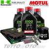 MOTUL / HIFLO KIT TAGLIANDO KAWASAKI ER-6N 650 2009 2010 2011 2012 MOTUL 5100 10W40 ER6N