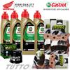 CASTROL - HIFLO - TROFEO KIT TAGLIANDO CASTROL FILTRO PASTIGLIE HONDA CROSSRUNNER 800 2011 2012 2013 2014