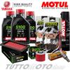 MOTUL / HIFLO / NGK Tagliando YAMAHA XT 600 R 2007-2013 / Kit Olio + Filtri Candela Pastiglie Grasso