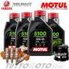 Motul - Hiflo - NGK Tagliando YAMAHA YZF-R1 - R1M 1000 2016 2017 Kit Olio Motul 5100 Filtro Candele