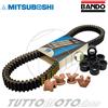 Mitsuboshi - Bando Kit Trasmissione SUZUKI AN Burgman 400 2007 2008 2009 2010 Cinghia Rulli Cursori
