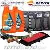 Repsol - NGK - Bando - Braking Tagliando KYMCO XCiting 300 I R 2009-2014 / Kit Olio Repsol Sint 10W40 Completo