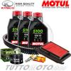 MOTUL - HIFLO - NGK - BANDO Tagliando KYMCO XCITING 500 i R 2007-2011 / Olio MOTUL filtri + candela cinghia