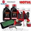 MOTUL - HIFLO - NGK - BREMBO Tagliando SUZUKI AN 400 Burgman 2017 2018 2019 2020 2021 / Kit Olio Motul 7100