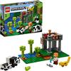 LEGO 21158 Minecraft L'Allevamento di Panda, Set da Costruzione con le Figure di Alex e degli Animali, Giochi per Bambini e Bambine dai 7 Anni in su