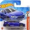 Hot Wheels - Tesla Model S Plaid - Quarter Mile Heroes 5/5 - HRY91 - Short Card - Blu scuro - Mattel 2024 - 1:64