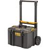 DEWALT DWST83295-1 - VASCA CON RUOTE - Schiuma strutturale di polipropilene espanso, Speciale disegn dell'apertura del coperchio con maniglia mobile per garantire il massimo volume di stoccaggio