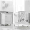 Erbesi Cameretta Tato Bianco Grigio Con Piumone Tato Bianco Grigio di Erbesi