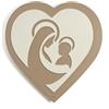 Arti&Mestieri Icona Cuore beige,avorio