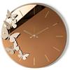 Arti&Mestieri Orologio da parete Diana beige,crystal luxe ambra