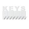 Arti&Mestieri Portachiavi di design Keys Bianco marmo