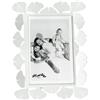 Arti&Mestieri Portafoto Ginkgo piccolo bianco marmo