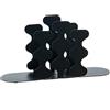 Arti&Mestieri Portatovaglioli di design Nori verticale nero