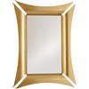 Arti&Mestieri Specchio decorativo da parete Morgana rettangolare Oro trasparente