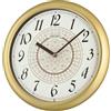 Seiko Clock Orologio da parete Oro metallizzato