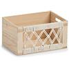Zeller 15188 - Scatola portaoggetti Boho, in legno, ca. 30 x 20 x 16 cm