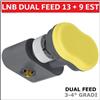 ID DIGITAL Lnb Monoblocco Singolo 4°Hotbird 13°Est Eurobird 9°Est Illuminatore Multistream