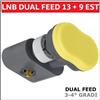 ID DIGITAL Lnb Monoblocco Singolo 4°Hotbird 13°Est Eurobird 9°Est Illuminatore Multistream