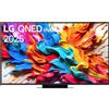 Lg Smart TV 65" 4K UHD QNED evo WebOS Dolby Vision Atmos Cl.G Nero 65QNED9MA6B LG