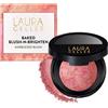 Laura Geller Beauty LAURA GELLER Blush Polvere Cotto Blush-n-Brighten (Pink Buttercream) - Fard Make Up in Polvere Marmorizzato, Cremoso e Leggero, Finish Satinato