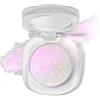 BelleFlair Tavolozza di Ombretti Olografici con Ombra Duocromatica Glitterata, Highlighter Cremoso Lunga Durata per Trucco Occhi, Ombretto Luminoso Metallico (Rosa Bianco)