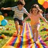 Tappeto da gioco divertente con arcobaleno per bambini, ideale per il gioco