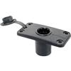 Scotty #0244-BK Flush Deck Mount con tappo antipioggia