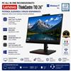 Pc All in One Ricondizionato Lenovo ThinkCentre TIO 24 i5-7500T Ram 8GB SSD 256GB Windows 11 Pro