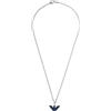 Emporio Armani Collana Per Uomo Essential, Lunghezza: 525 mm, Altezza: 3,5 mm, Larghezza: 24 mm Collana In Acciaio Inox Argento, EGS2909040