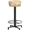 vidaXL Sgabello da bar 2 pz. 66 cm Legno massiccio di mango